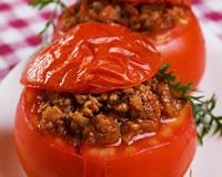 Tomates farcies au basilic