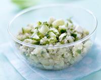 Taboulé de quinoa, concombre de France, menthe et fêta