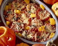 Gratin de potiron aux tomates