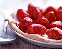 Tarte aux fraises allégée