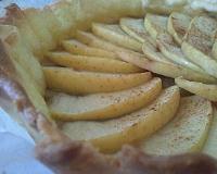 Tarte pomme rhubarbe spéculoos