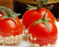 Tomate cerise en pomme d'amour