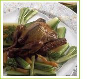 Pigeon aux courgettes