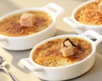 Crème brûlée de foie gras et figues