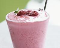 Smoothie aux framboises