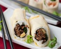 Wraps façon sushis