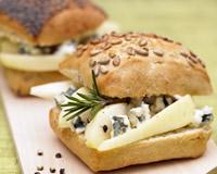 Sandwich poire roquefort