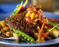 Boeuf sauté aux légumes nouveaux