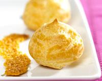 Gougères épicées à la glace curry Emmental