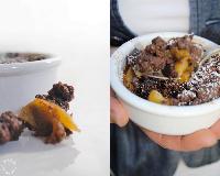 Crumble fondant au chocolat et aux pommes