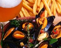 Moules marinières avec frites