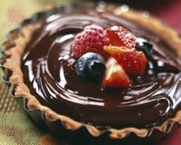 Tartelettes au chocolat et aux fruits rouges