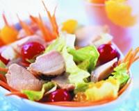 Salade de lapin au zeste d'agrumes