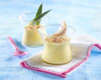 Crème aillée et vanillée à l'ananas