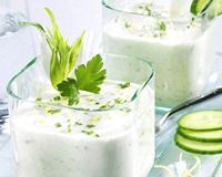 Mousse de concombres façon tzatziki