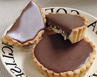 Tartelettes au chocolat au lait et au nougat