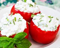 Tomates farcies allégées au chèvre