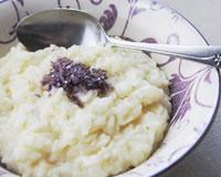 Riz au lait à la violette