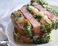 Terrine de jambon et légumes