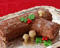 Bûche au beurre et au chocolat