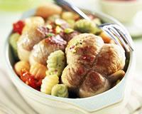 Paupiettes de veau aux gnocchis