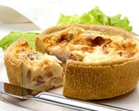 Quiche lorraine au fromage