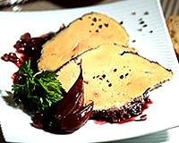 Foie gras au vin rouge