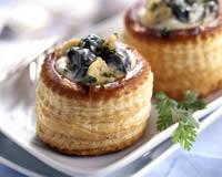 Bouchées à la reine aux escargots