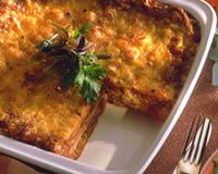 Lasagnes aux légumes et au thon