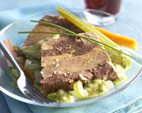 Terrine de langue de boeuf au foie gras