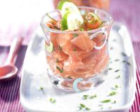 Tartare de saumon