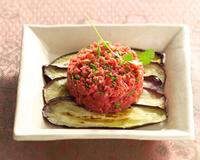 Tartare de boeuf version asiatique