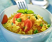 Salade de riz façon paëlla