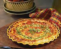 Tarte feuilletée aux courgettes et à la tomate