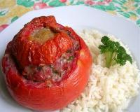 Tomates farcies au veau