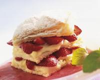 Millefeuille aux fruits rouges