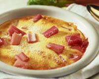 Gratiné de rhubarbe