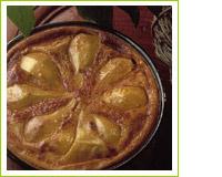 Clafoutis aux poires vanillées