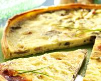 Quiche au fromage blanc en faisselle