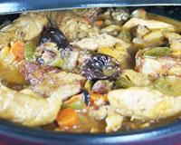 Tajine de poulet au citron confit