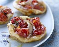 Mini pizzas aux tomates cerises