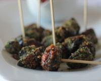 Tapas d’escargots au herbes et piment d’Espelette