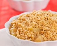 Crumble rhubarbe et banane