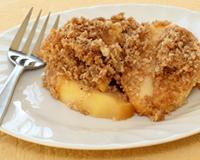 Crumble aux pommes à la cassonade