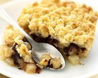 Crumble poire chocolat