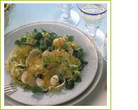 Salade de champignons de Paris au haddock