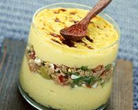 Parmentier de thon en verrine