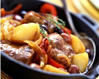 Tajine d'agneau aux pommes de terre