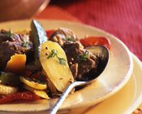 Tajine de boeuf au safran