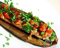 Aubergines à l'ail